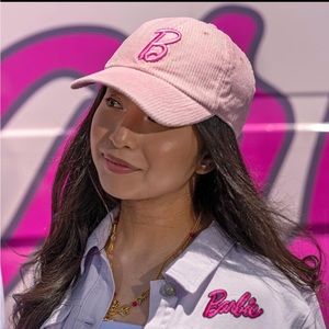NWT Barbie merch Corduroy baseball hat